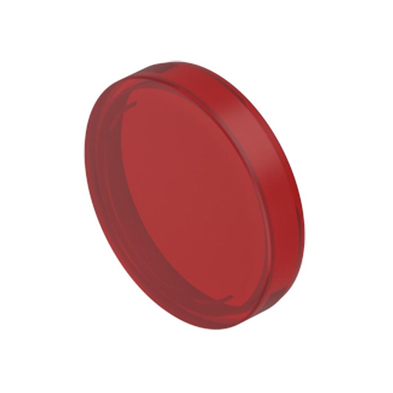 10 pcs : 704.602.2 - CONFIG SWITCH LENS RED ROUND