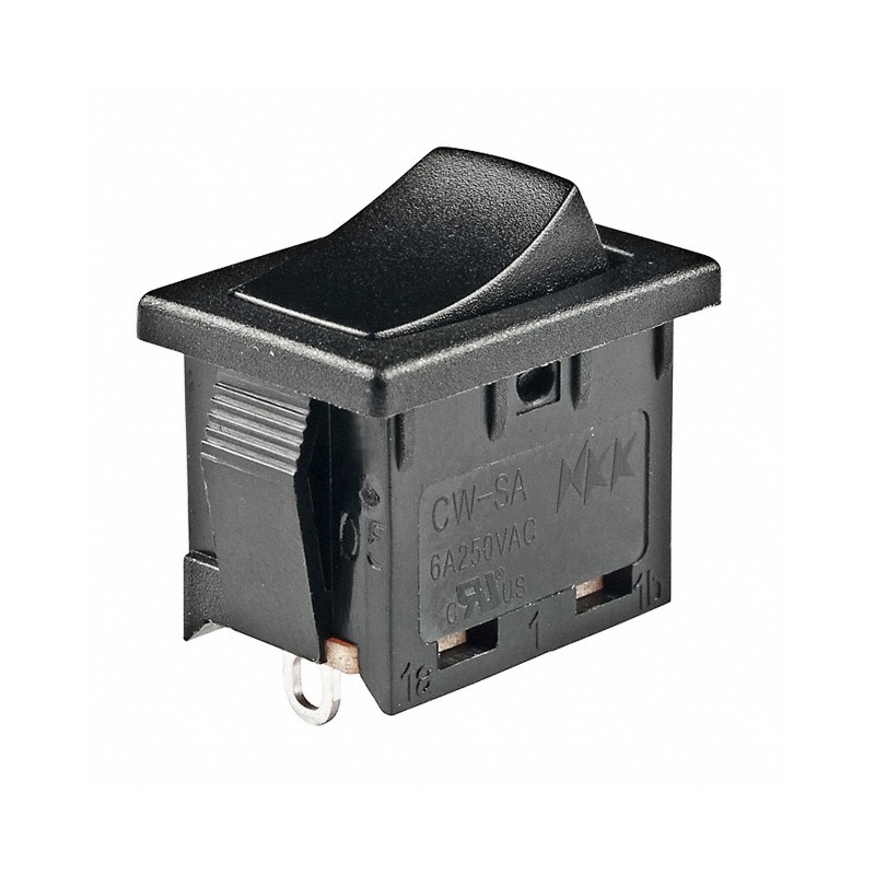 10 pcs : CWSA12AANS - SWITCH ROCKER SPDT 6A 250V