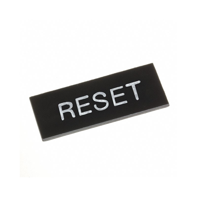 10 pcs : HWNP-119 - NAMEPLATE INSERT RESET