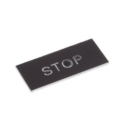 10 pcs : HWNP-125 - NAMEPLATE INSERT