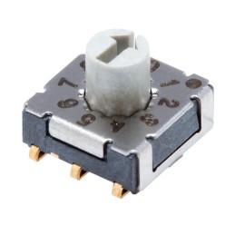 10 pcs : RDS-10S-7229-R-JSMT - SWITCH ROTARY DIP BCD 0.1A 50V