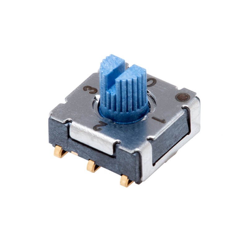 10 pcs : RDS-4S-7229-S-JSMT - SWITCH ROTARY DIP BCD 0.1A 50V