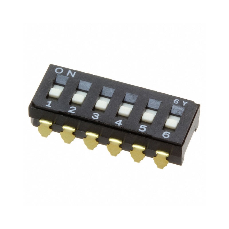 10 pcs : CFS-0601MA - SWITCH SLIDE DIP SPST 0.1A 6V