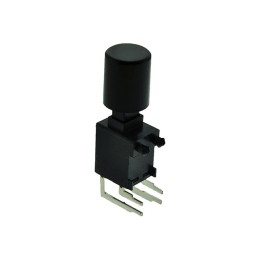 10 pcs : PB400EEQR1BLK - SWITCH PB DPST 3A 30V
