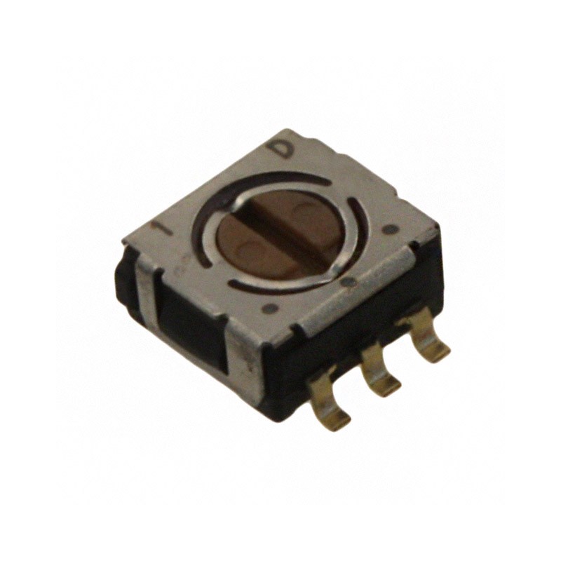 10 pcs : CS-4-13NTB - SWITCH ROTARY DIP SP3T 0.1A 16V