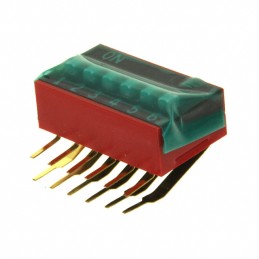 10 pcs : KAS2106ET - SWITCH SLIDE DIP SPST 0.025A 24V