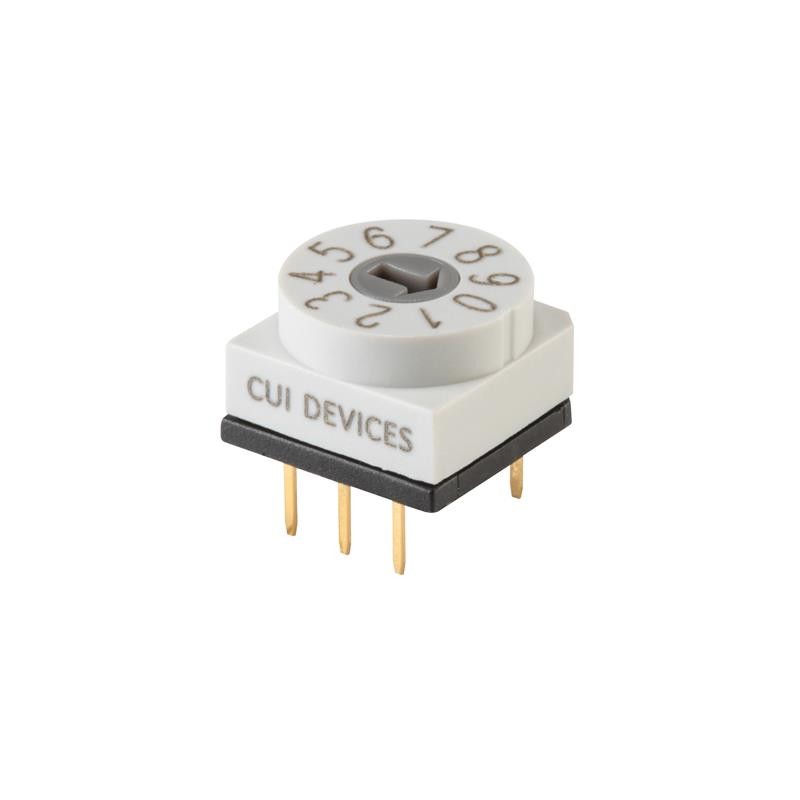 10 pcs : RDS1-10S-1065-D-67 - SWITCH ROTARY DIP BCD 0.15A 42V