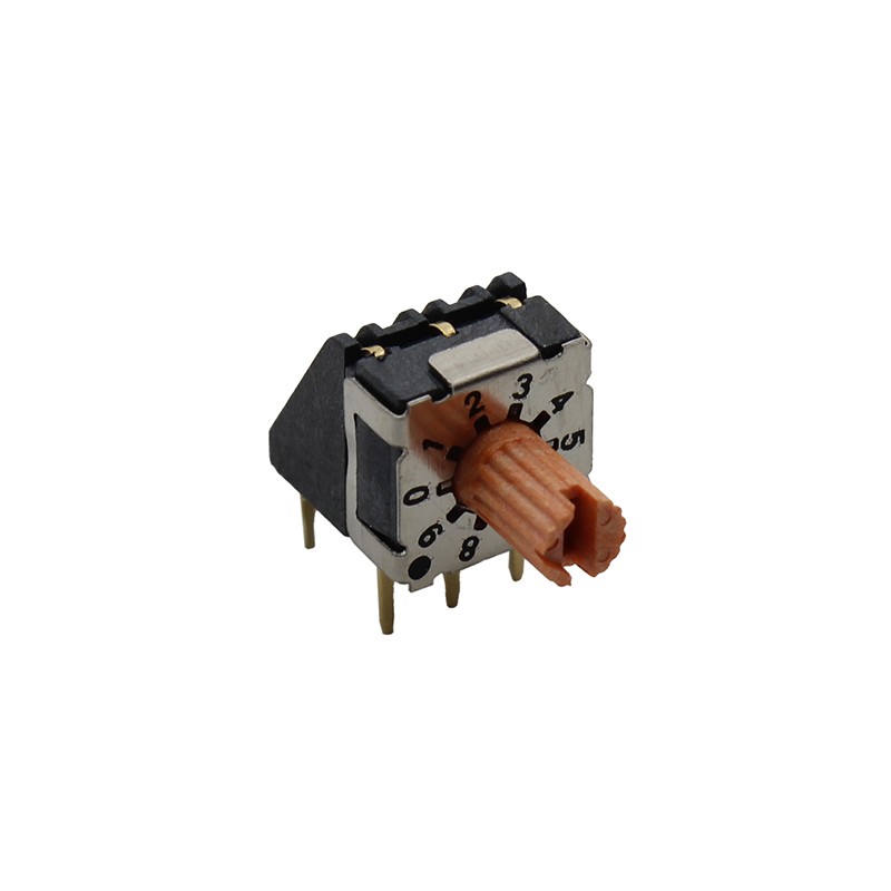 10 pcs : RD07B10CVBT - SW ROTARY DIP BCD COMP 0.1A 50V