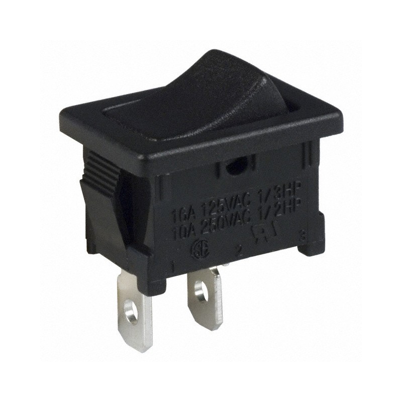 10 pcs : DA102J12S215QF - SWITCH ROCKER SPST 16A 125V