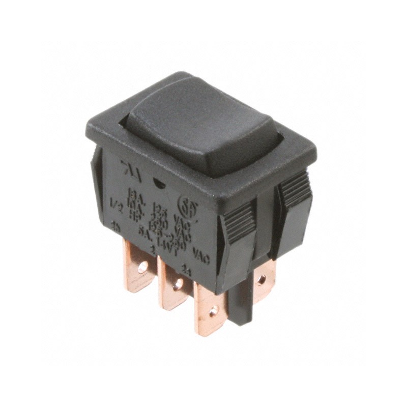 10 pcs : GRS-4023C-1300 - SWITCH ROCKER DPDT 13A 125V