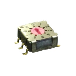10 pcs : RD07A10CGT - SW ROTARY DIP BCD COMP 0.1A 50V