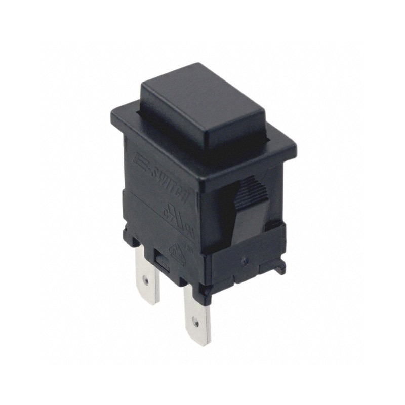 10 pcs : PB1973ABLKBLKEF0 - SWITCH PUSH SPST 15A 250V