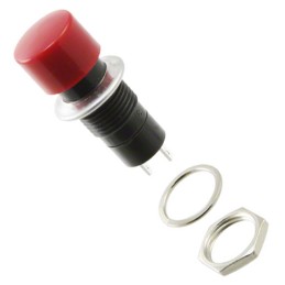 10 pcs : PS1040ARED - SWITCH PUSH SPST-NO 3A 125V