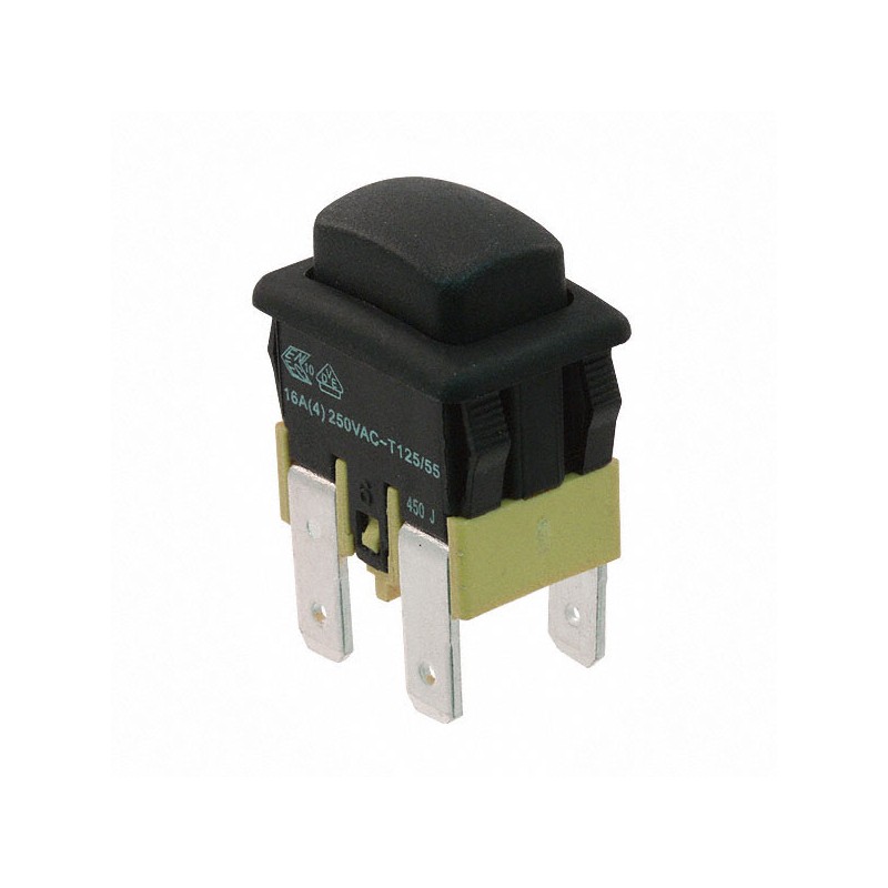 10 pcs : PA41EC1100 - SWITCH PUSH DPST-NO 16A 125V
