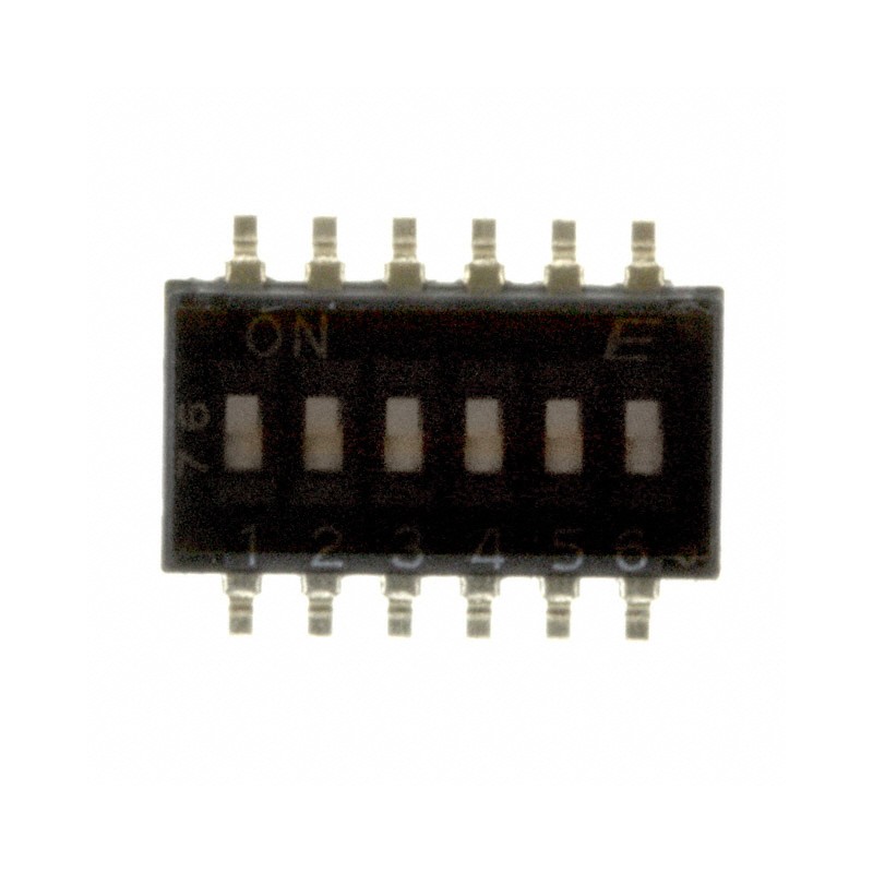 10 pcs : KAN1106RT - SWITCH SLIDE DIP SPST 0.025A 24V