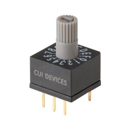 10 pcs : RDS7-16S-1065-73-D-67 - SWITCH ROTARY DIP HEX 0.15A 42V