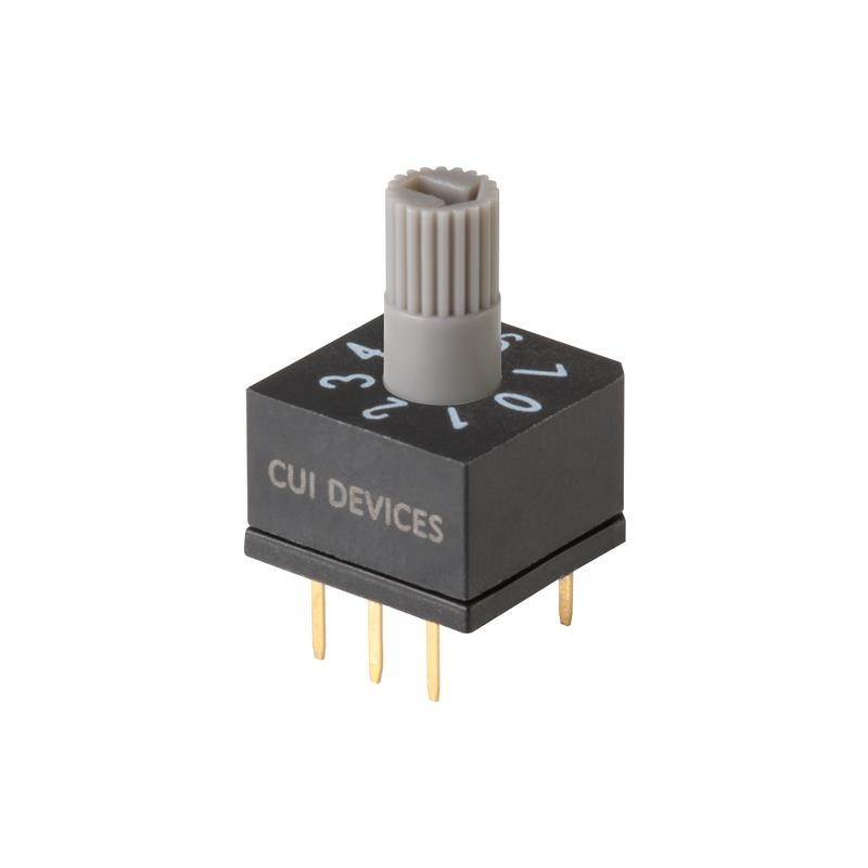 10 pcs : RDS7-8S-1065-73-D-67 - SWITCH ROTARY DIP SPST 0.15A 42V