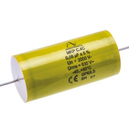 1 pcs - KEMET C4C Metallised Polypropylene Film Capacitor, 2kV dc, ±5%, 560nF, Through Hole