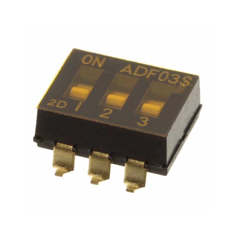 10 pcs : 1-1825059-2 - SWITCH SLIDE DIP SPST 0.025A 24V