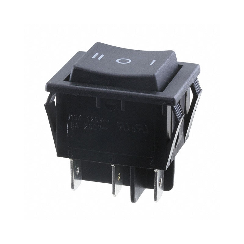 10 pcs : RB246C1129 - SWITCH ROCKER DPDT 16A 125V