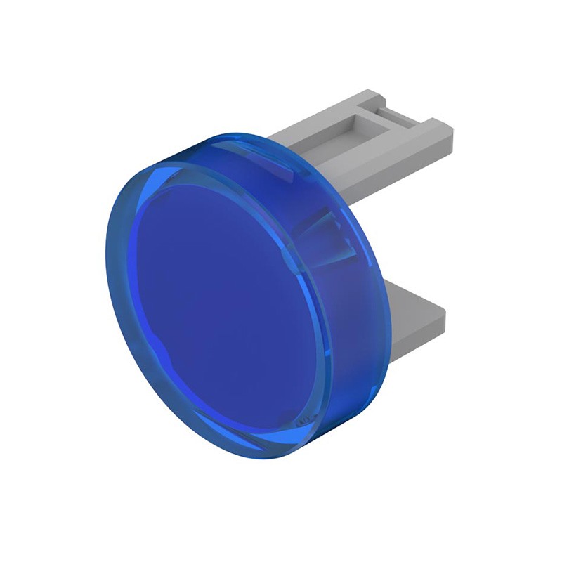 10 pcs : 01-983.6 - CAP PUSHBUTTON ROUND BLUE