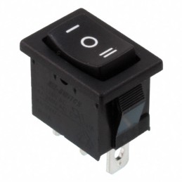 10 pcs : R1966DBLKBLKBF - SWITCH ROCKER SPDT 15A 125V