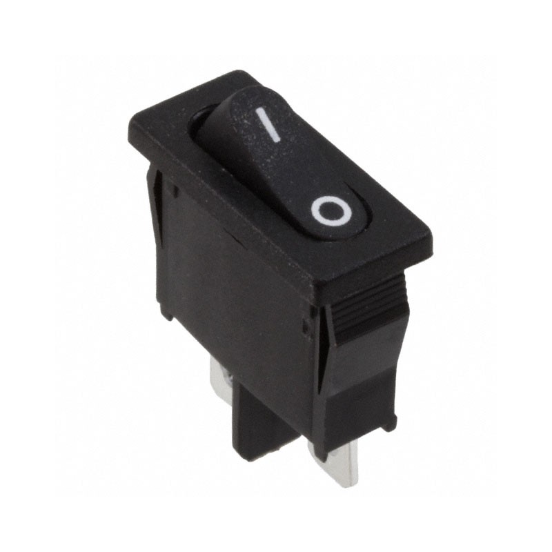 10 pcs : R6BBLKBLKFF - SWITCH ROCKER SPST-NO 10A 125V