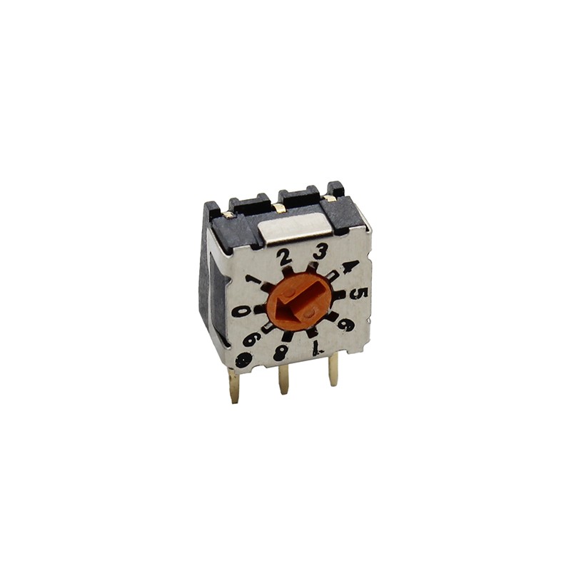 10 pcs : RD07A10CVAT - SW ROTARY DIP BCD COMP 0.1A 50V