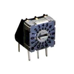 10 pcs : RD07A16CVBT - SW ROTARY DIP HEX COMP 0.1A 50V