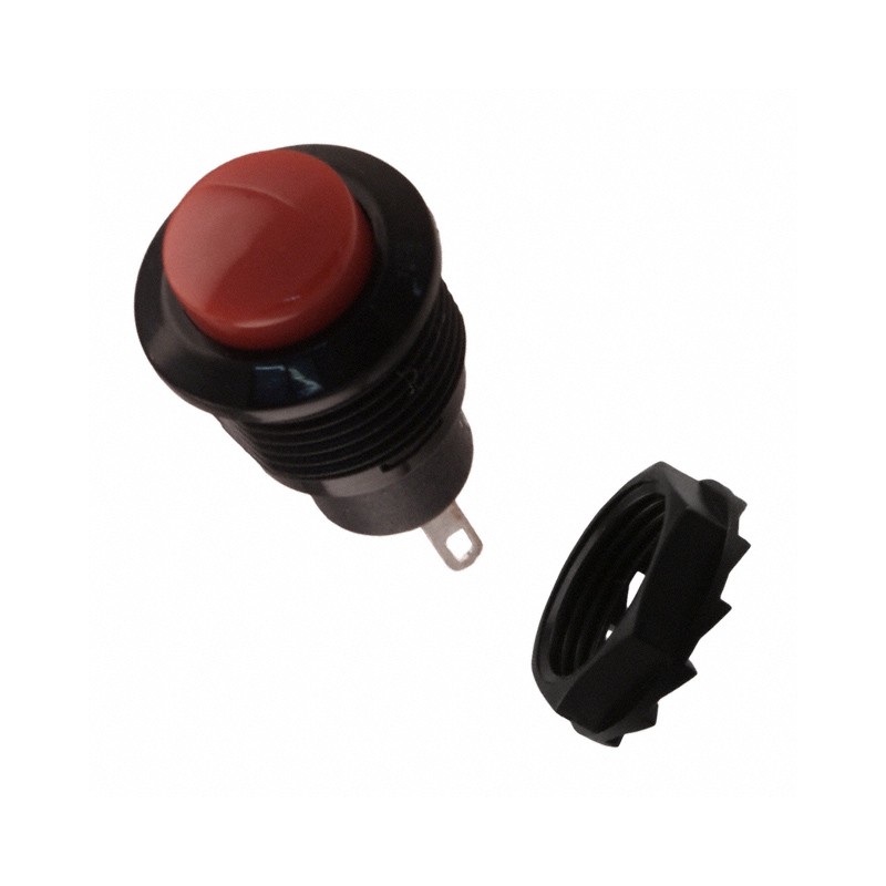 10 pcs : RP3502ARED - SWITCH PUSH SPST-NO 3A 120V