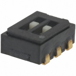 10 pcs : CAS-D20TA - SWITCH SLIDE SPDTX2 100MA 6V
