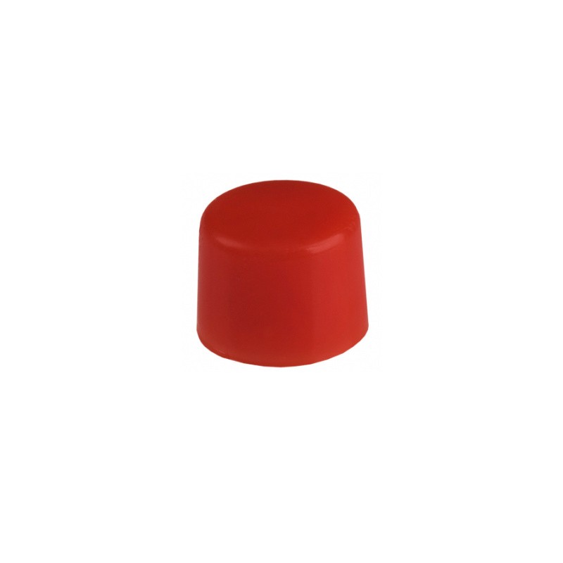10 pcs : AT4194JC - CAP PUSHBUTTON ROUND CLEAR/RED