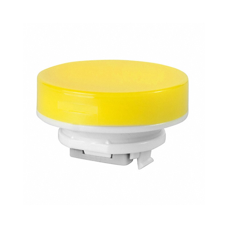 10 pcs : AT4054EJ - CAP PUSHBUTTON ROUND YELLOW