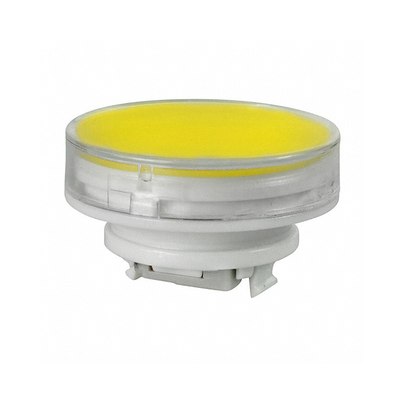 10 pcs : AT4055JE - CAP PUSHBUTTON ROUND CLEAR/YEL