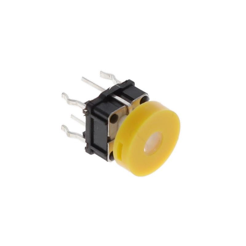 10 pcs : TL1265YQRYEL - SWITCH TACTILE SPST-NO 0.05A 12V