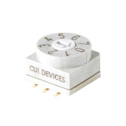 10 pcs : RDS1-8S-1065-SMT-TR-67 - SWITCH ROTARY DIP SPST 0.15A 42V