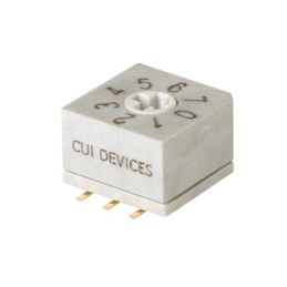 10 pcs : RDS6-8S-1065-SMT-TR - SWITCH ROTARY DIP SPST 0.15A 42V
