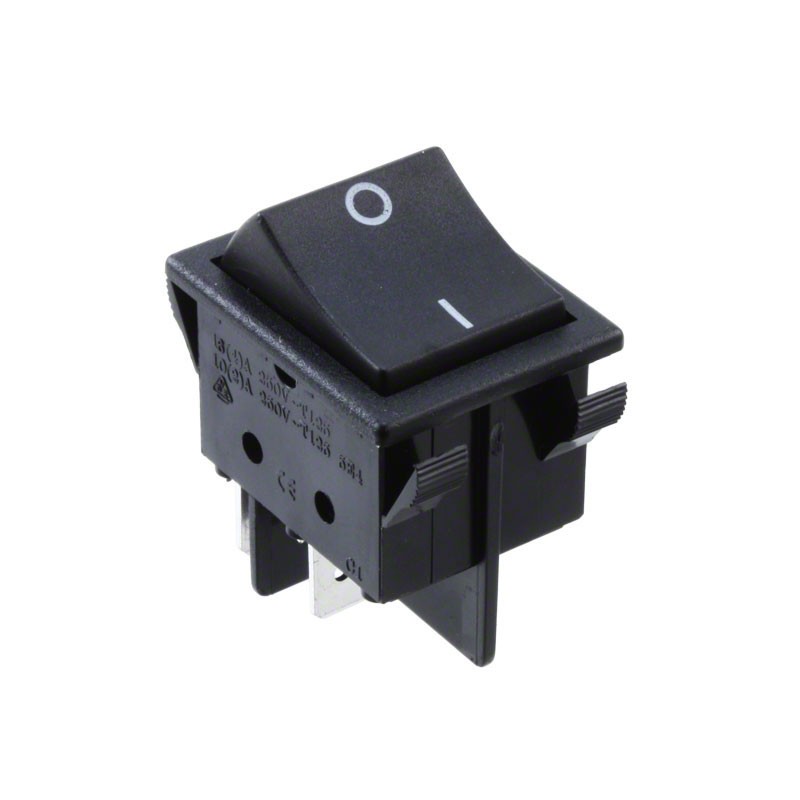 10 pcs : WRG32F2FBBNN - SWITCH ROCKER DPST 16A 125V