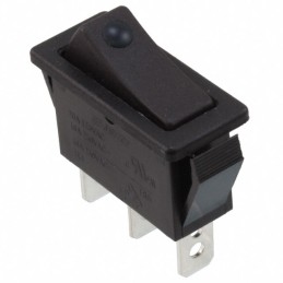 10 pcs : R4BBLKBLKGRNEF1 - SWITCH ROCKER SPST 20A 125V