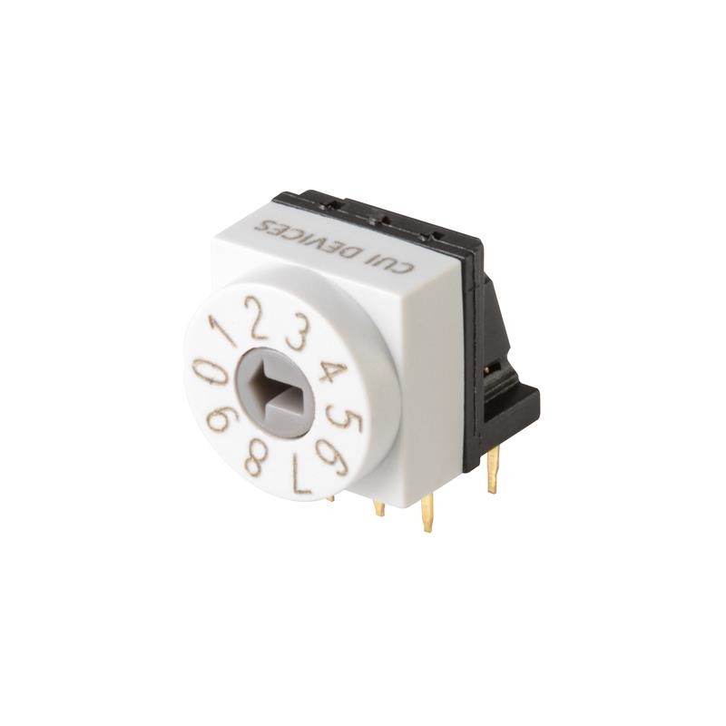 10 pcs : RDS2-10S-1012-RA-508-D-67 - SWITCH ROTARY DIP BCD 0.15A 42V