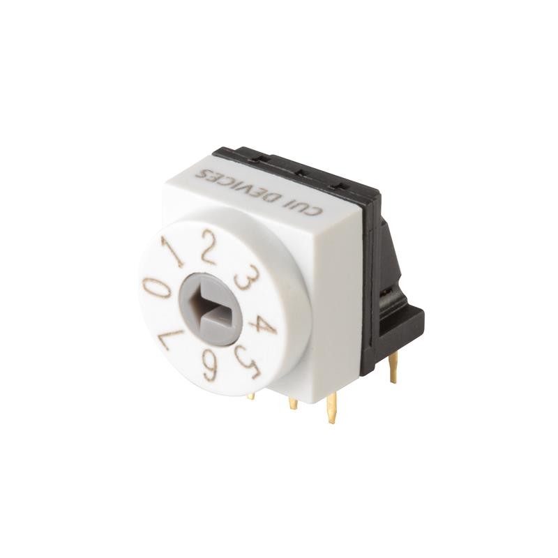 10 pcs : RDS2-8S-1012-RA-254-D-67 - SWITCH ROTARY DIP SPST 0.15A 42V