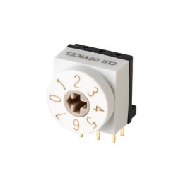 10 pcs : RDS3-8S-1012-RA-254-D - SWITCH ROTARY DIP SPST 0.15A 42V