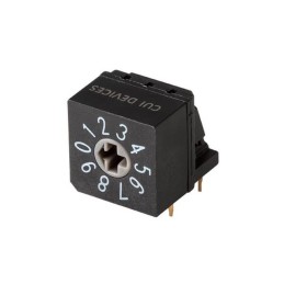 10 pcs : RDS6-10S-1011-RA-508-D - SWITCH ROTARY DIP BCD 0.15A 42V