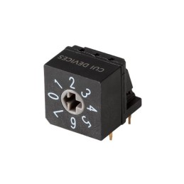 10 pcs : RDS6-8S-1011-RA-254-D - SWITCH ROTARY DIP SPST 0.15A 42V