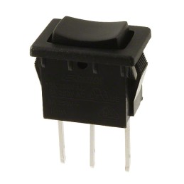 10 pcs : R1966IBLKBLKEP - SWITCH ROCKER SPDT 15A 125V