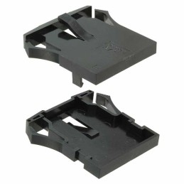 10 pcs : A7P-M-1 - END CAP BLACK FRONT MNT 2PC PT
