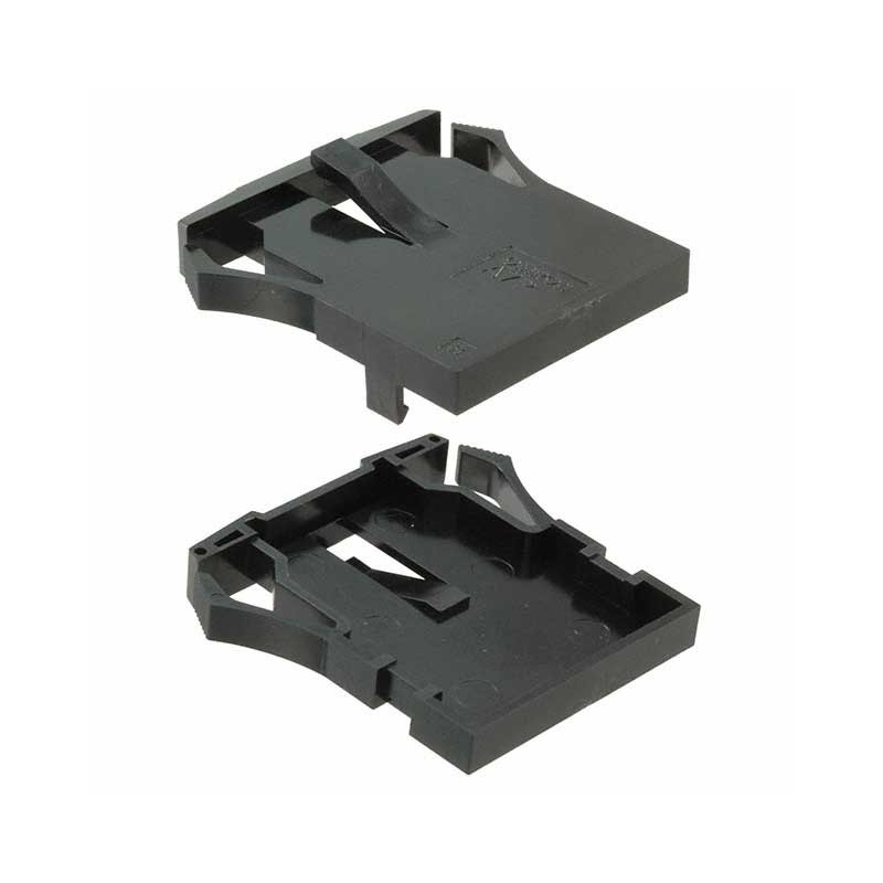10 pcs : A7P-M-1 - END CAP BLACK FRONT MNT 2PC PT