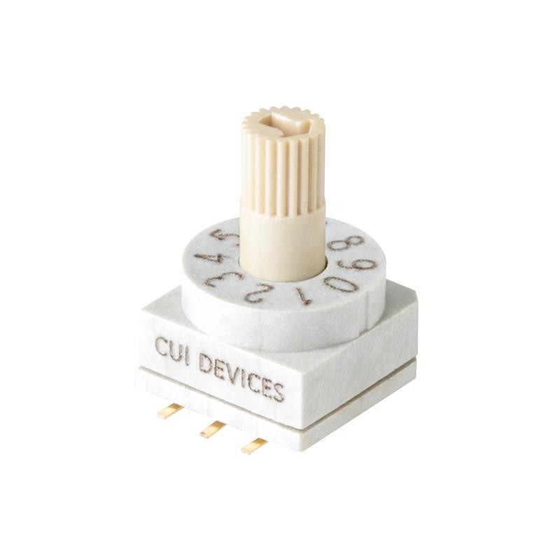 10 pcs : RDS4-10S-1065-73-SMT-TR-67 - SWITCH ROTARY DIP BCD 0.15A 42V