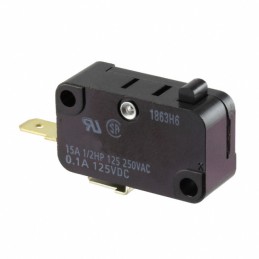10 pcs : V-15G-3C25-K - SWITCH SNAP ACT SPST-NO 15A 250V