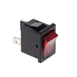 10 pcs : R1973ABLKRILFF4 - SWITCH ROCKER SPST 9A 125V